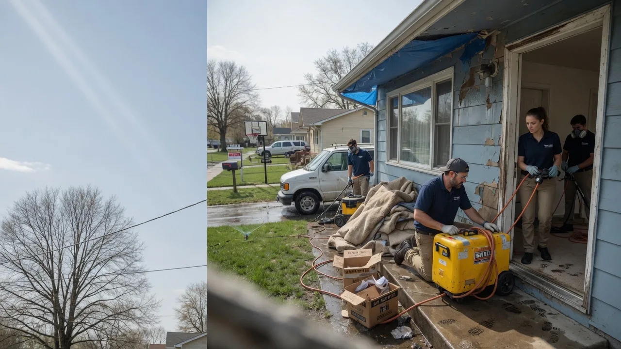 Basement Flood Cleanup in Tuscola, IL near me